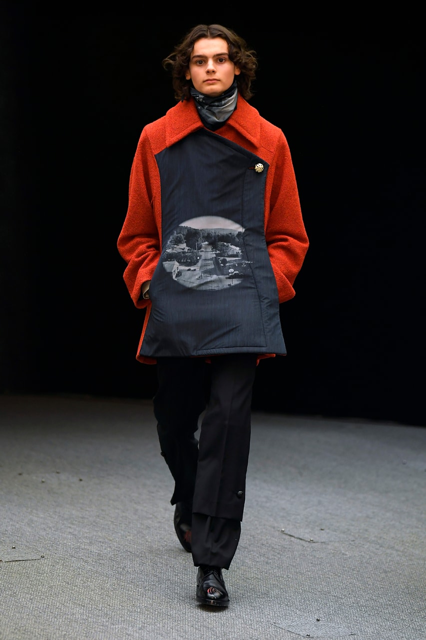 Namacheko Fall/Winter 2020 Runway Collection Paris Fashion Week Gagosian Gallery Gregory Crewdson “Somnambulism” Photographs America Suburbia Capes Dresses Jackets Coats Sweatshirts Shirts 