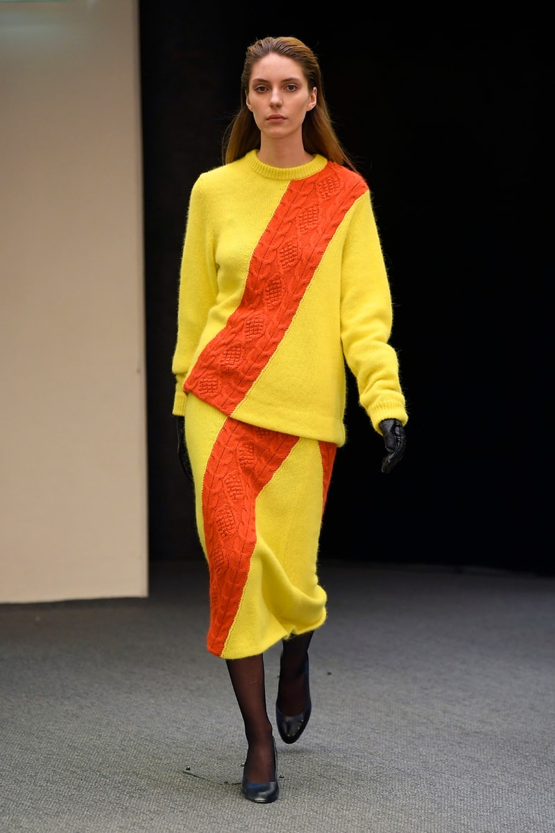 Namacheko Fall/Winter 2020 Runway Collection Paris Fashion Week Gagosian Gallery Gregory Crewdson “Somnambulism” Photographs America Suburbia Capes Dresses Jackets Coats Sweatshirts Shirts 