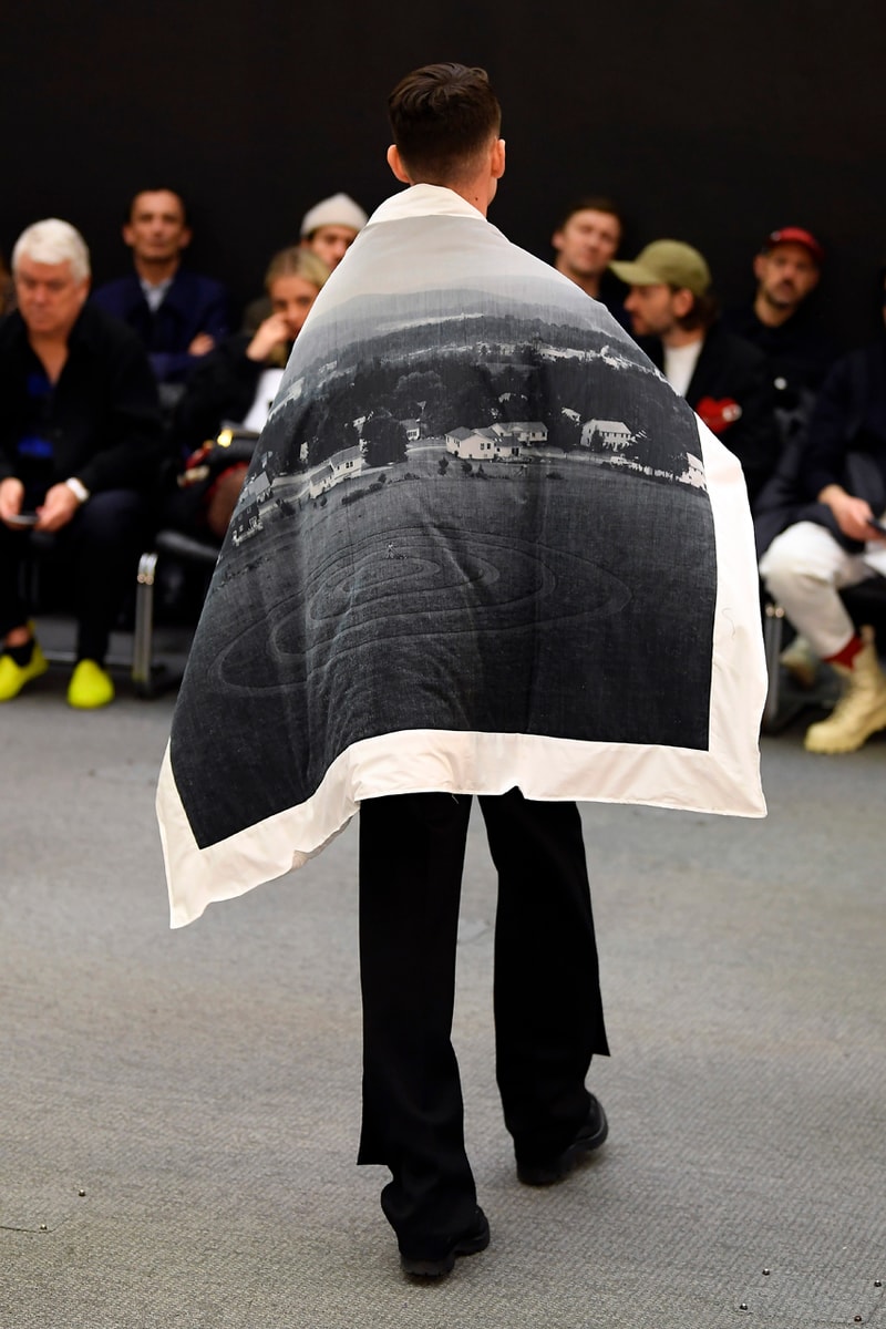 Namacheko Fall/Winter 2020 Runway Collection Paris Fashion Week Gagosian Gallery Gregory Crewdson “Somnambulism” Photographs America Suburbia Capes Dresses Jackets Coats Sweatshirts Shirts 