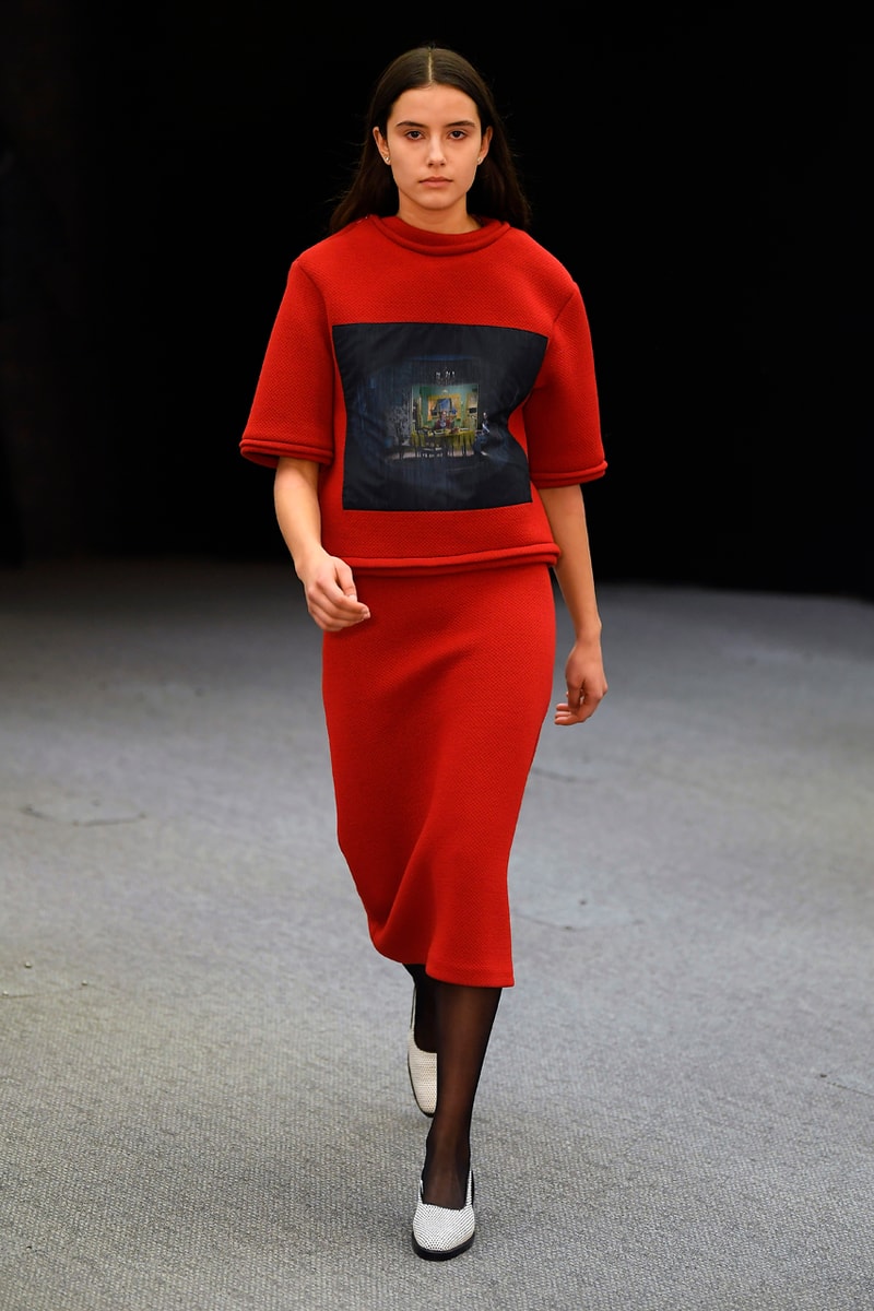Namacheko Fall/Winter 2020 Runway Collection Paris Fashion Week Gagosian Gallery Gregory Crewdson “Somnambulism” Photographs America Suburbia Capes Dresses Jackets Coats Sweatshirts Shirts 