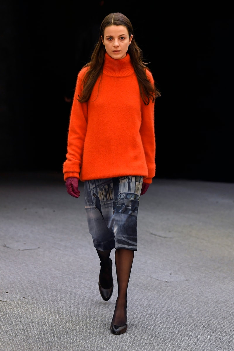 Namacheko Fall/Winter 2020 Runway Collection Paris Fashion Week Gagosian Gallery Gregory Crewdson “Somnambulism” Photographs America Suburbia Capes Dresses Jackets Coats Sweatshirts Shirts 