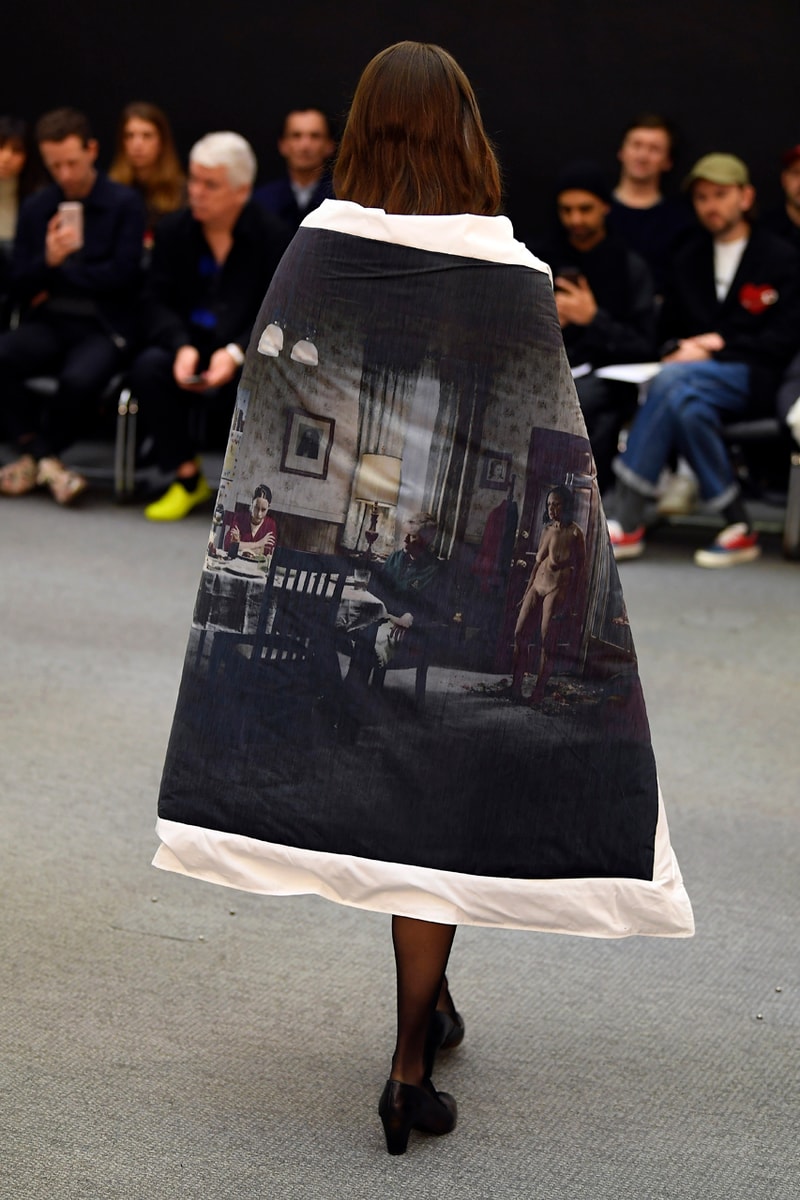 Namacheko Fall/Winter 2020 Runway Collection Paris Fashion Week Gagosian Gallery Gregory Crewdson “Somnambulism” Photographs America Suburbia Capes Dresses Jackets Coats Sweatshirts Shirts 