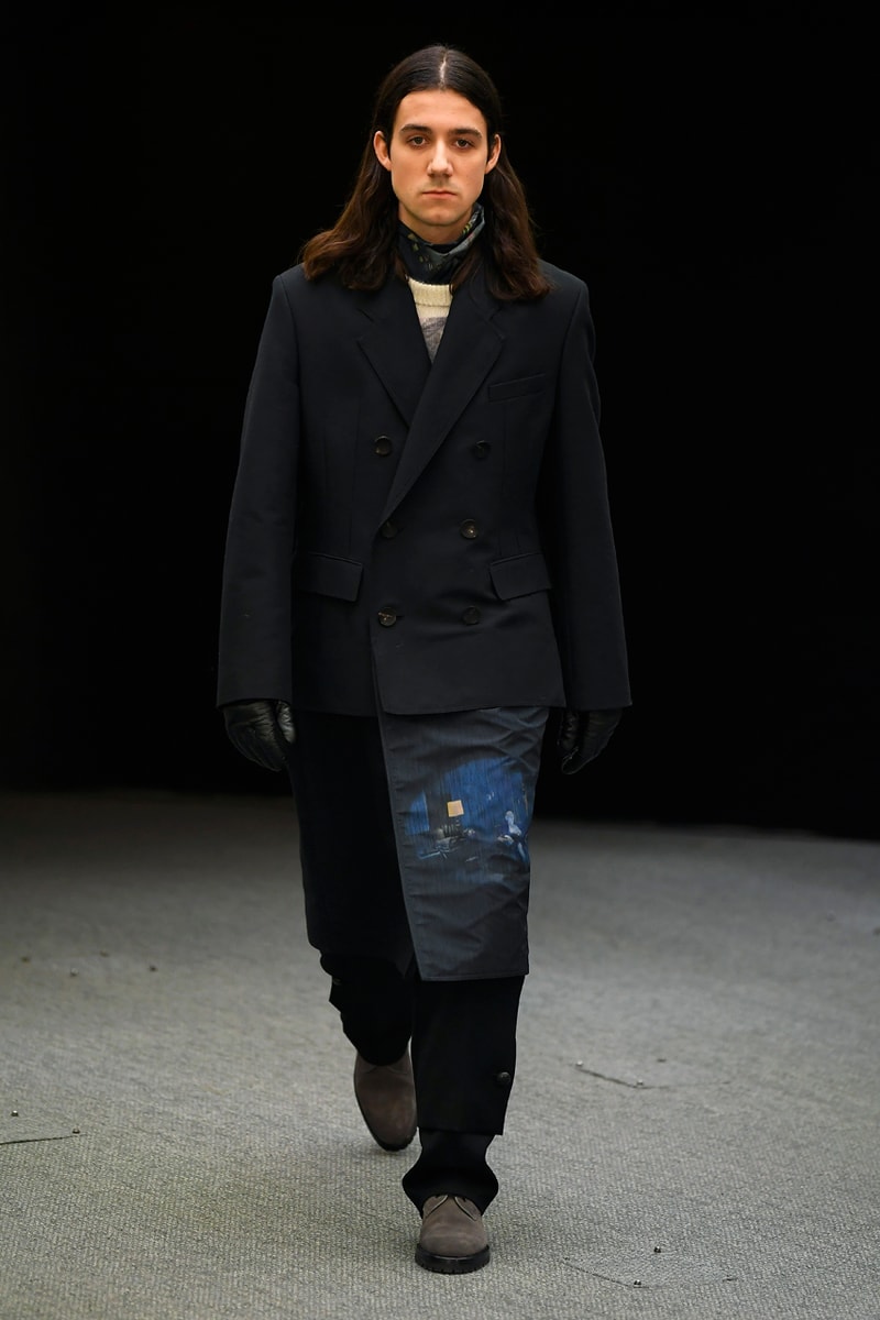 Namacheko Fall/Winter 2020 Runway Collection Paris Fashion Week Gagosian Gallery Gregory Crewdson “Somnambulism” Photographs America Suburbia Capes Dresses Jackets Coats Sweatshirts Shirts 