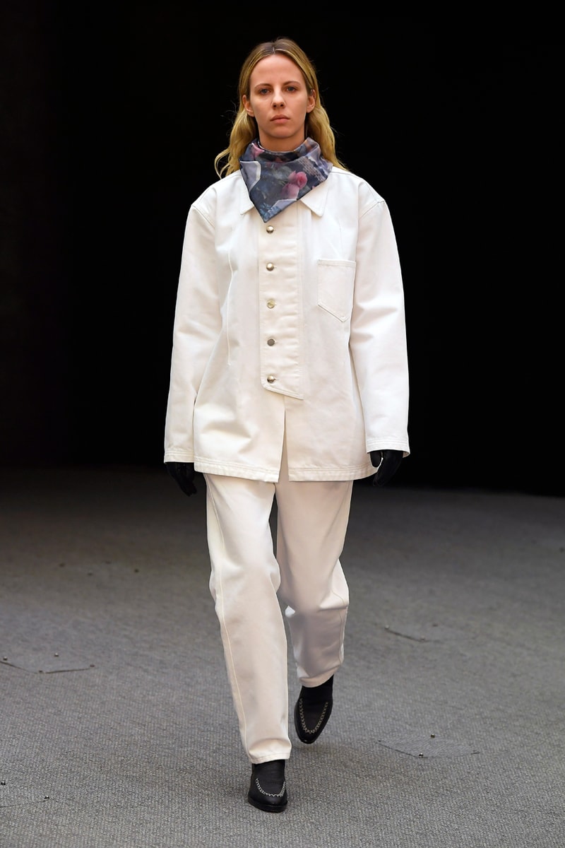 Namacheko Fall/Winter 2020 Runway Collection Paris Fashion Week Gagosian Gallery Gregory Crewdson “Somnambulism” Photographs America Suburbia Capes Dresses Jackets Coats Sweatshirts Shirts 