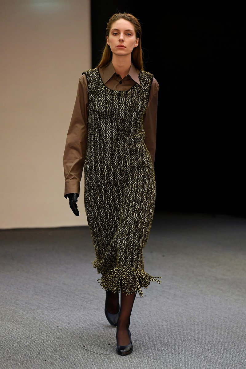 Namacheko Fall/Winter 2020 Runway Collection Paris Fashion Week Gagosian Gallery Gregory Crewdson “Somnambulism” Photographs America Suburbia Capes Dresses Jackets Coats Sweatshirts Shirts 