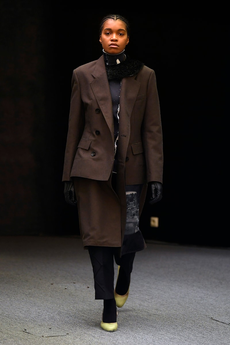 Namacheko Fall/Winter 2020 Runway Collection Paris Fashion Week Gagosian Gallery Gregory Crewdson “Somnambulism” Photographs America Suburbia Capes Dresses Jackets Coats Sweatshirts Shirts 