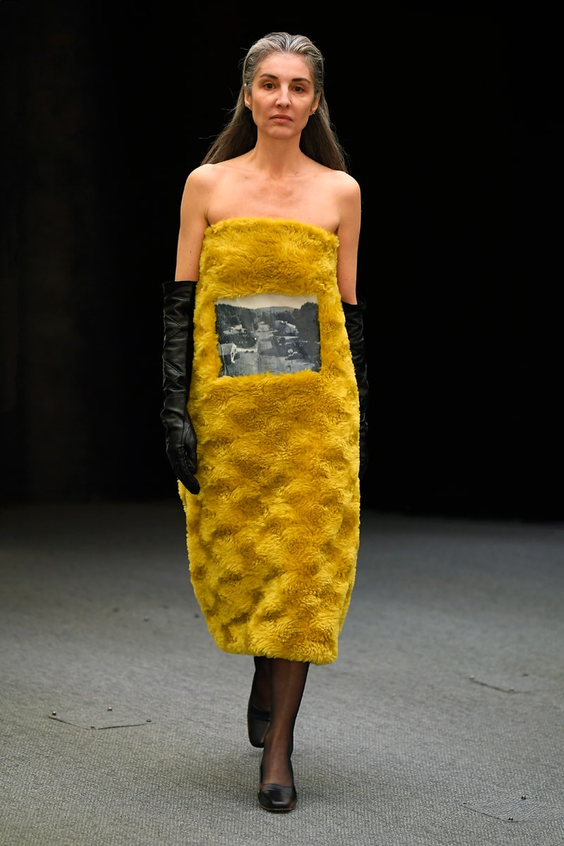 Namacheko Fall/Winter 2020 Runway Collection Paris Fashion Week Gagosian Gallery Gregory Crewdson “Somnambulism” Photographs America Suburbia Capes Dresses Jackets Coats Sweatshirts Shirts 