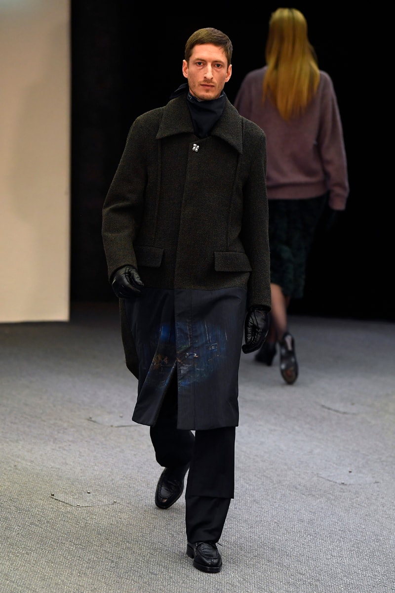 Namacheko Fall/Winter 2020 Runway Collection Paris Fashion Week Gagosian Gallery Gregory Crewdson “Somnambulism” Photographs America Suburbia Capes Dresses Jackets Coats Sweatshirts Shirts 