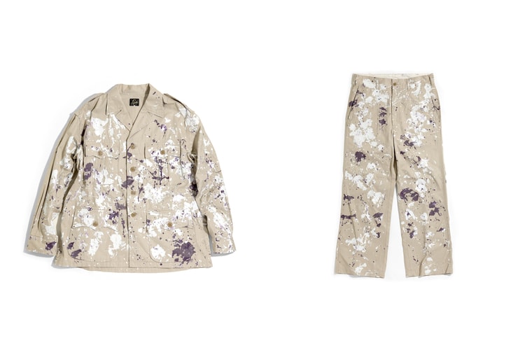 NEEDLES Bolsters Vivid Paint Splatters Over Safari Jackets and Pants