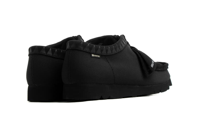 neighborhood clarks wallabee low desert trek gore tex deserttrek black white grey release date info photos price