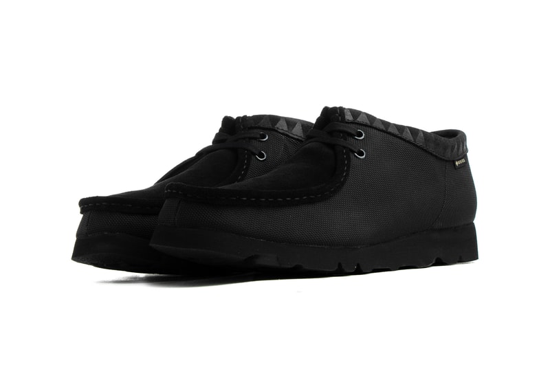 neighborhood clarks wallabee low desert trek gore tex deserttrek black white grey release date info photos price