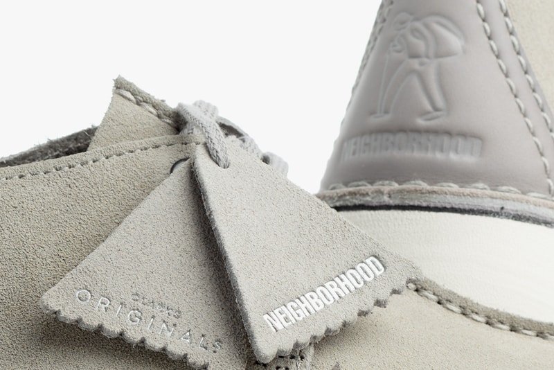 neighborhood clarks wallabee low desert trek gore tex deserttrek black white grey release date info photos price