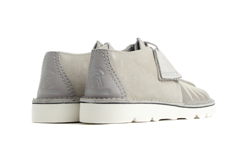 neighborhood clarks wallabee low desert trek gore tex deserttrek black white grey release date info photos price