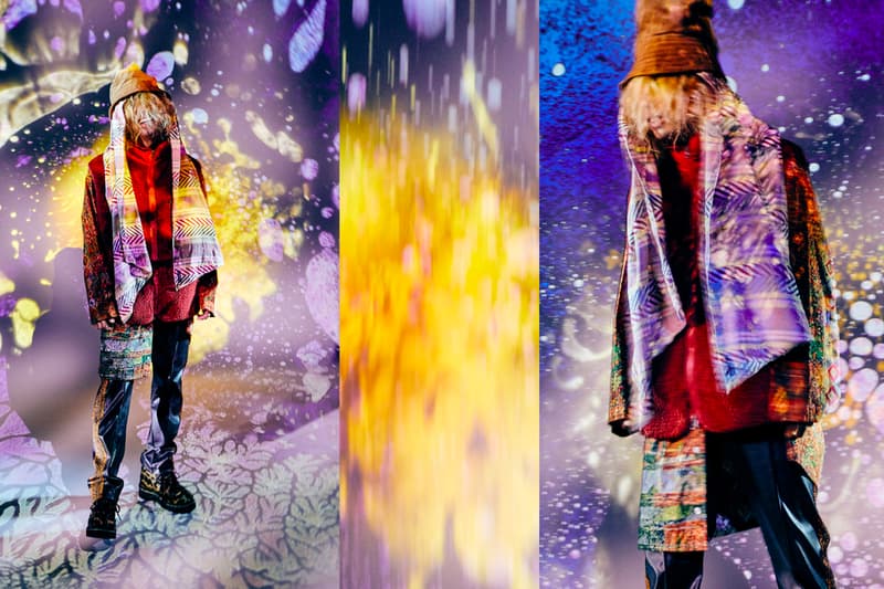 Nepenthes Spring Summer 2020 Editorial gezan japanese tokyo rock band modeled engineered garments needles keizo shimizu daiki suzuki collection liquid anthem psychedelic