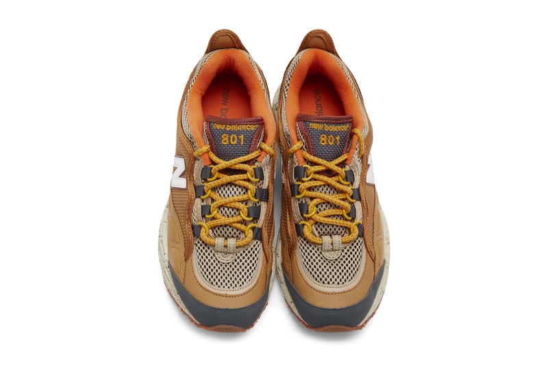 New Balance ML801NEC Trail Runner sneakers footwear shoes trainers kicks hiking abzorb duocap nubuck mesh spring summer 2020 American earthy tan chunky all terrain
