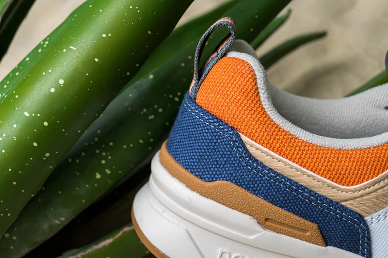 New Balance CM997HAN Slate Green Stone Blue shoes sneakers footwear runners trainers kicks Fearlessly Independent Since 1906 American ballistic nylon wood tan earth tone