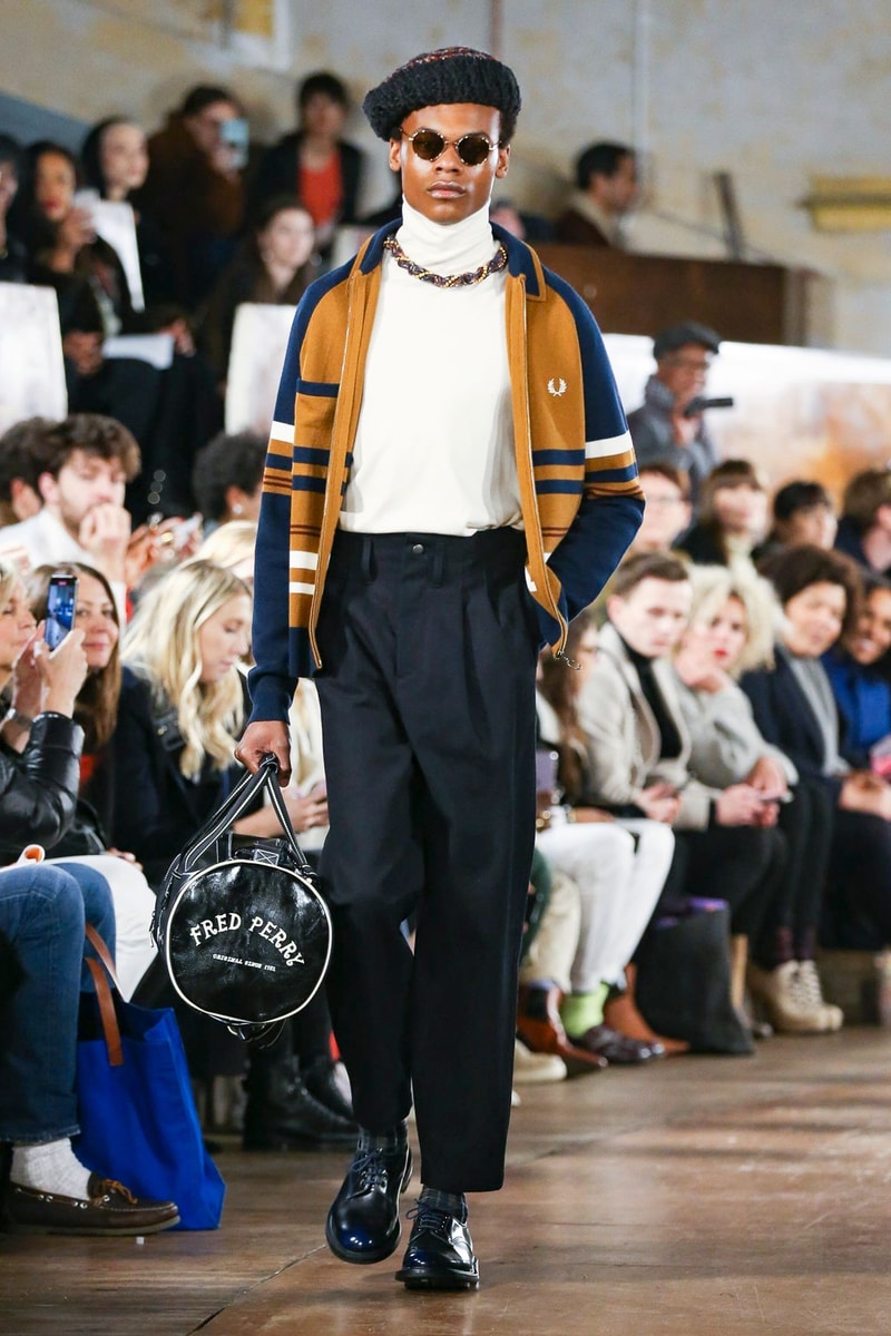 nicholas daley fred perry adidas tricker's george cox lavenham collection fall winter 2020 lfwm london fashion week mens backstage first look collaboration stockists