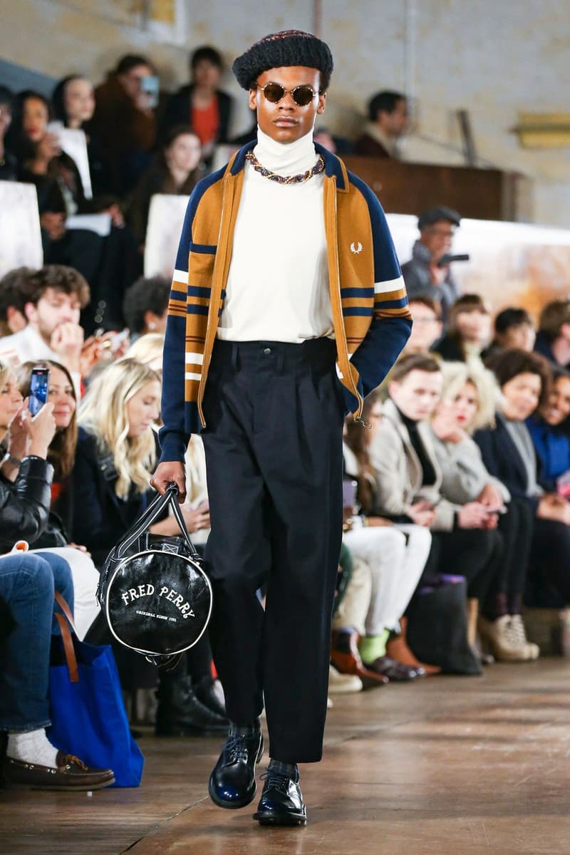 nicholas daley fred perry adidas tricker's george cox lavenham collection fall winter 2020 lfwm london fashion week mens backstage first look collaboration stockists