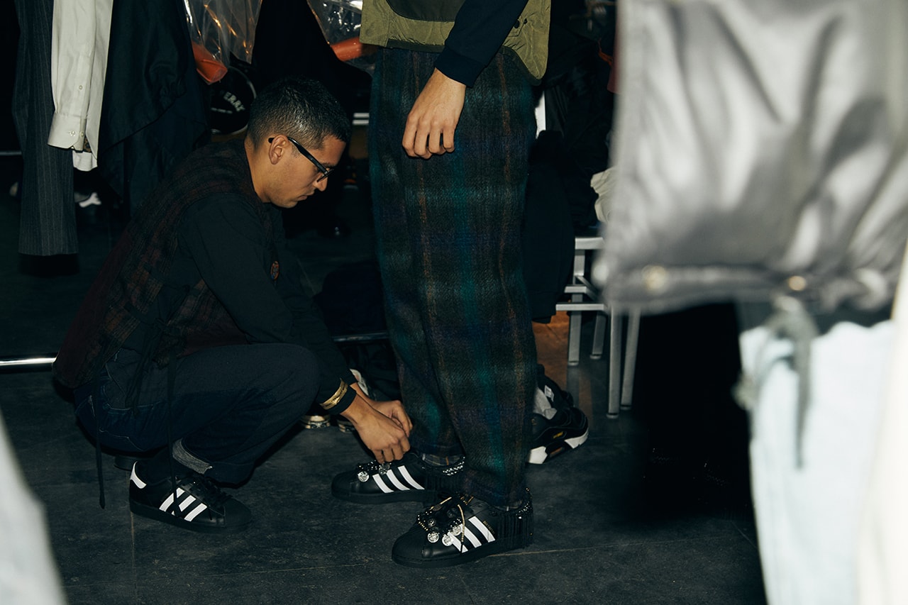 nicholas daley fred perry adidas tricker's george cox lavenham collection fall winter 2020 lfwm london fashion week mens backstage first look collaboration stockists
