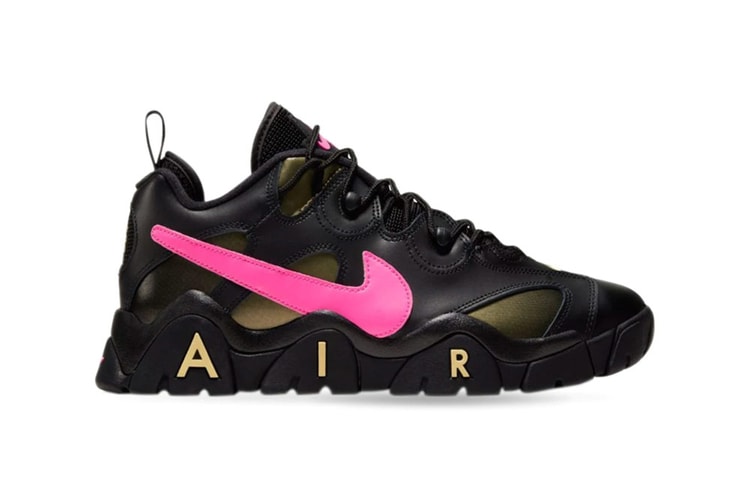 Nike Releases Air Barrage Low With Striking Pink and Gold Accents