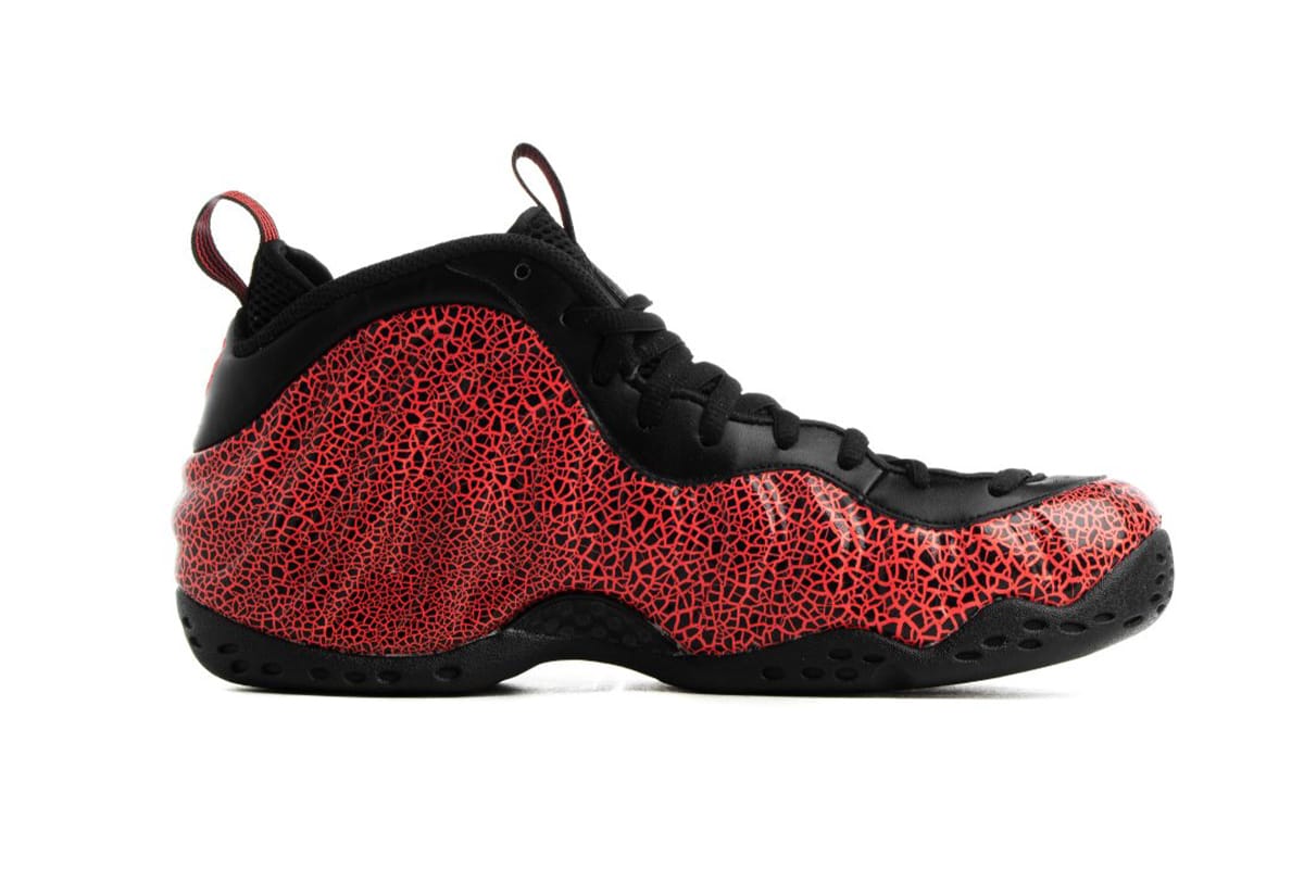 black and red foamposite 2020