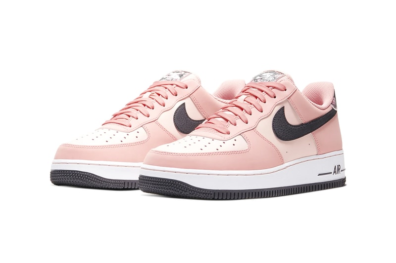 Nike Air Force 1 07 Pink Quartz Galactic Jade Footwear sneakers shoes kicks runners trainers basketball court sakura japanese investors cherry blossom limited edition CU6649 100
