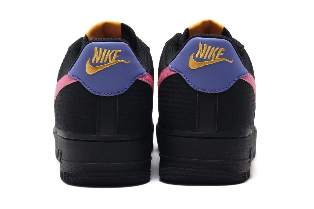 black pink and purple air force 1