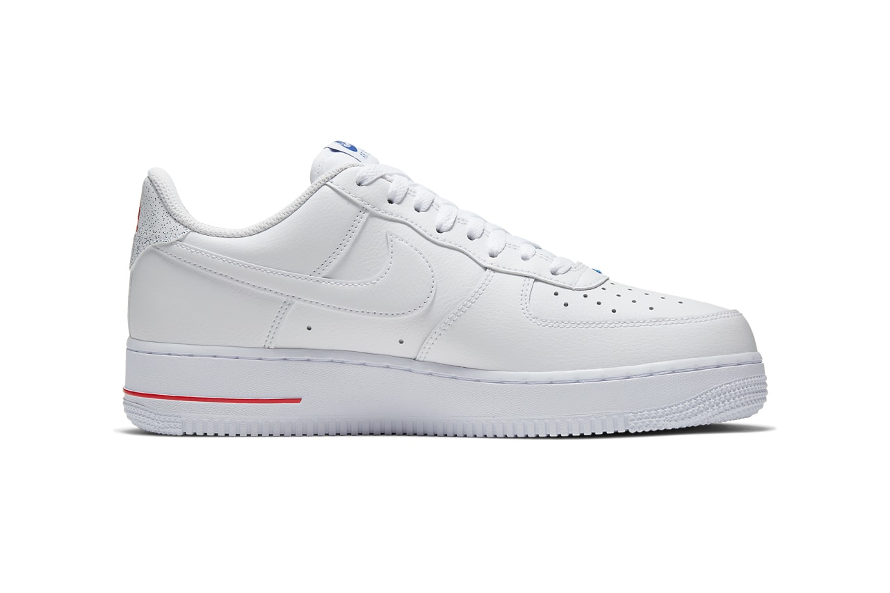 nike air force 1 nba global games paris game france french white university red adrenaline blue CW2367 100 release date info photos price