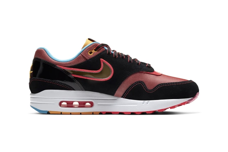 Nike Air max 1 new york chinatown nycc release information red maroon black light blue gold pink buy cop purchase order chollima winged horse