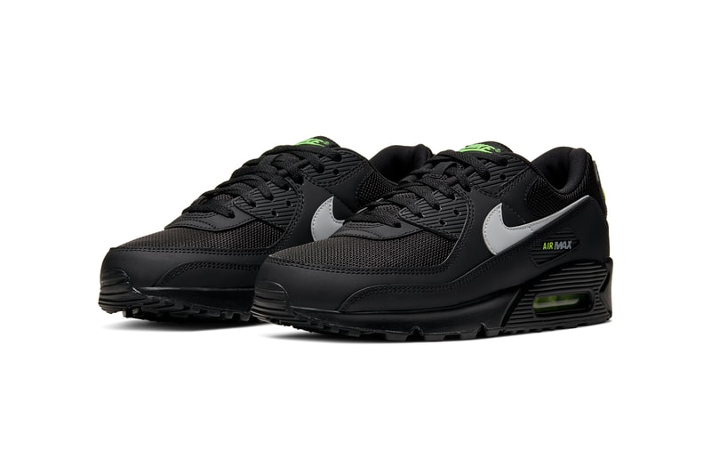 nike air max 90 black volt light smoke grey CV1634 001 release date info photos price