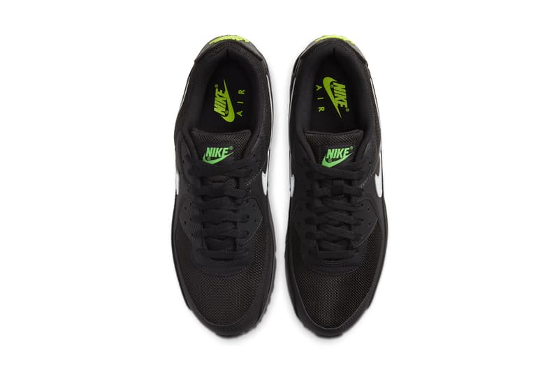 nike air max 90 black volt light smoke grey CV1634 001 release date info photos price