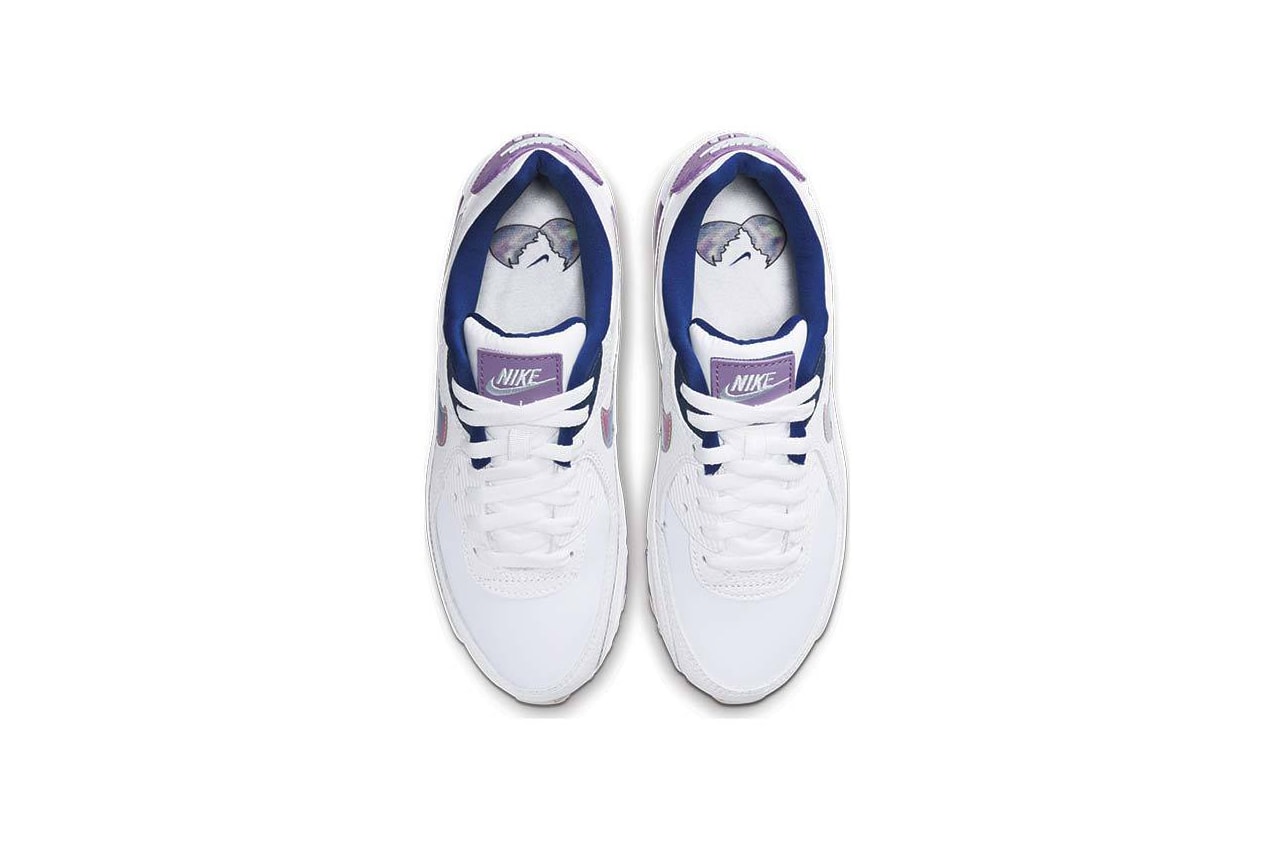 Nike Air Max 90 SE "White/Multi Color/Purple Nebula" Easter Pack CJ0623-100 Release Information Seasonal Footwear Drops Kicks Swoosh AM90 OG 