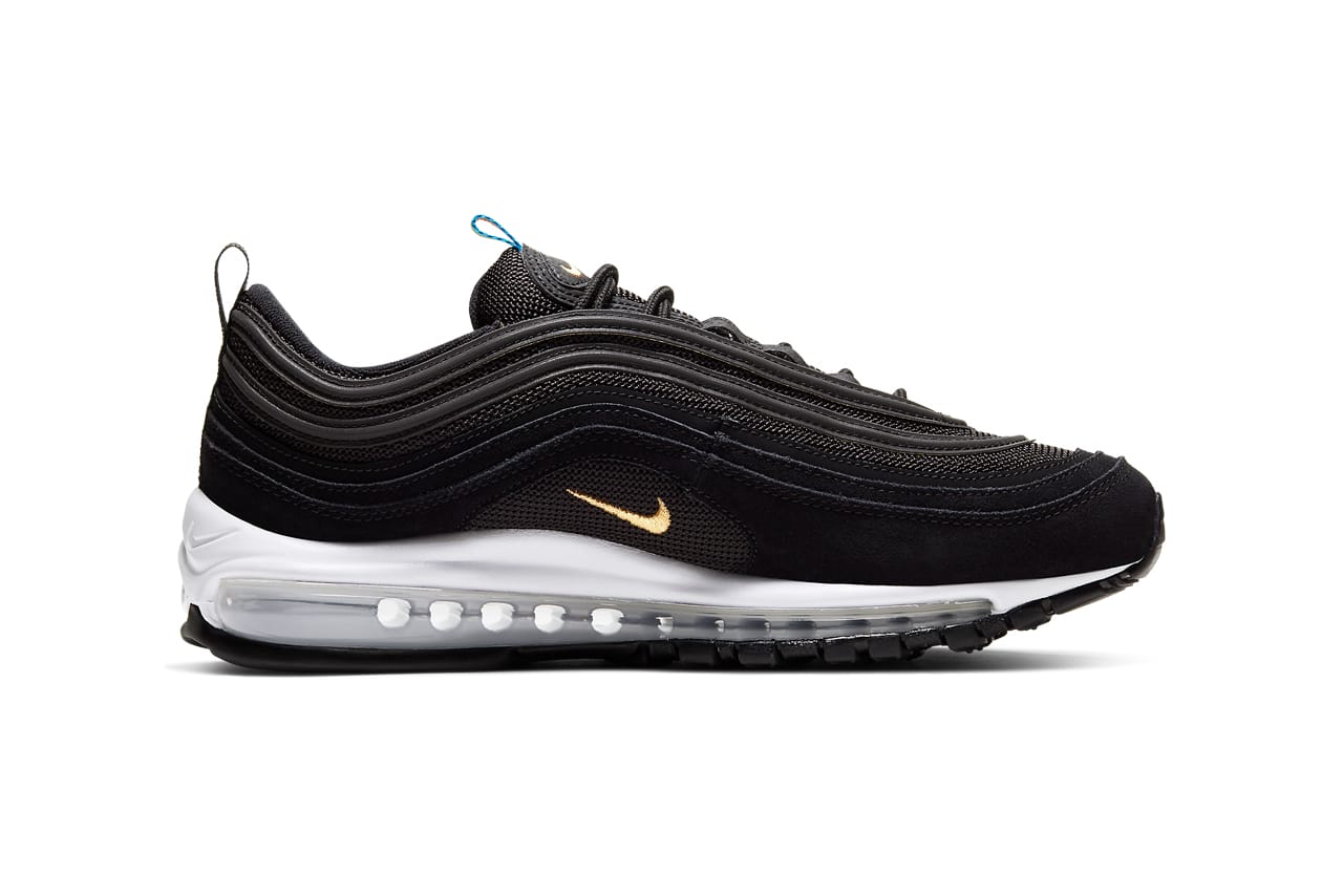 nike 97 blue and gold