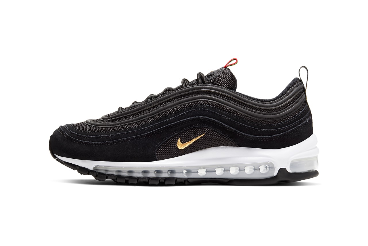 nike air max 97 olympic rings pack white metallic gold black photo blue amarillo lucky green challenge red CI3708 001 400 800 700 300 release date info photos price
