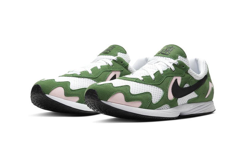 Nike Air Streak Lite "Aloe Verde/White/Arctic Punch/Black" "Black/Dark Grey/White/Wolf Grey" "Summit White/White/Persian Violet/Metallic Gold" Sneaker Release Information New Colors Retro OG Runner Swoosh Brand Japanese creation team in 1995