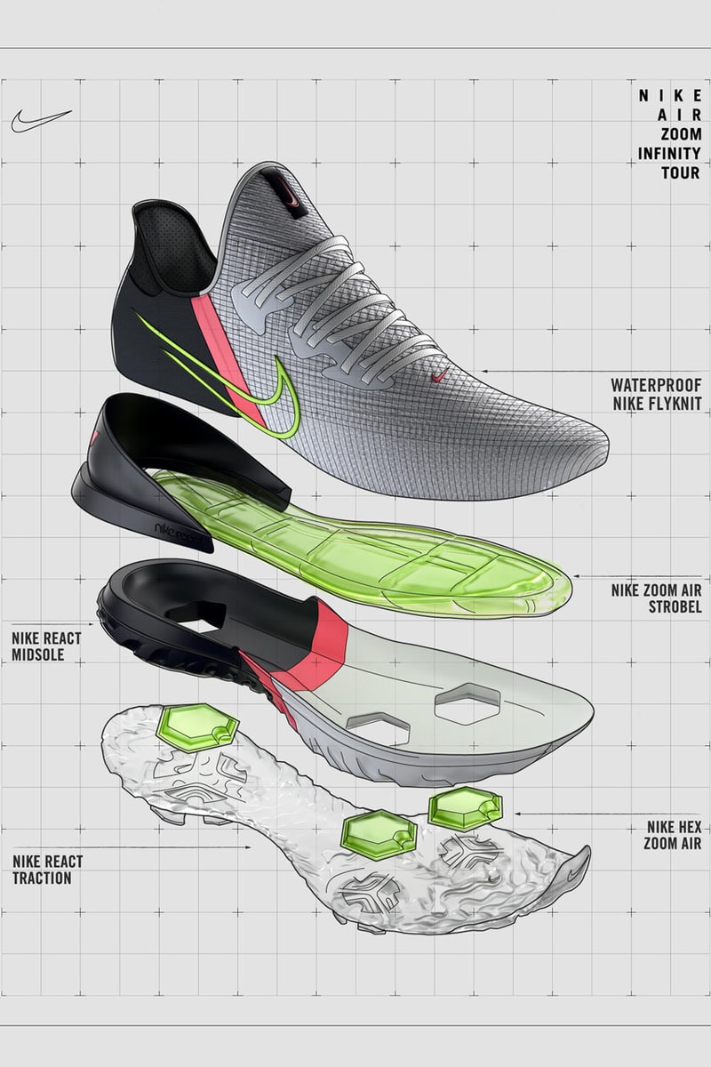 nike air zoom infinity tour golf shoe brooks kopeka release date info photos price