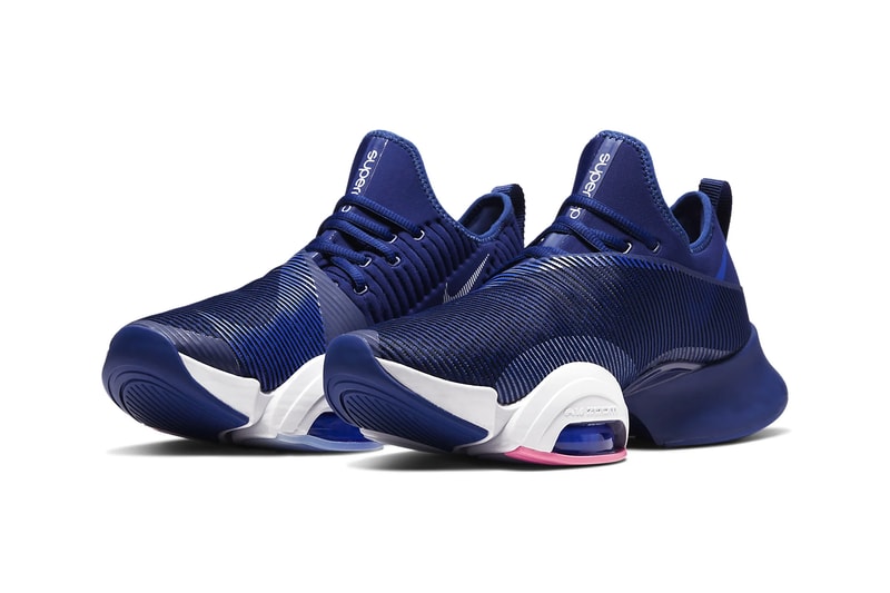 Nike HIIT-Focused Air Zoom SuperRep Drops in Blue Void sneaker footwear kicks trainings HIIT Circuit training sports gym exercise footwear sneakers cardio 