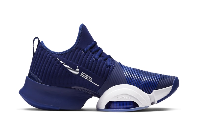 Nike HIIT-Focused Air Zoom SuperRep Drops in Blue Void sneaker footwear kicks trainings HIIT Circuit training sports gym exercise footwear sneakers cardio 