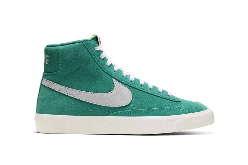 nike blazer mid 77 vintage neptune green wolf grey pure platinum sail CI1172 300 001 release date info photos price