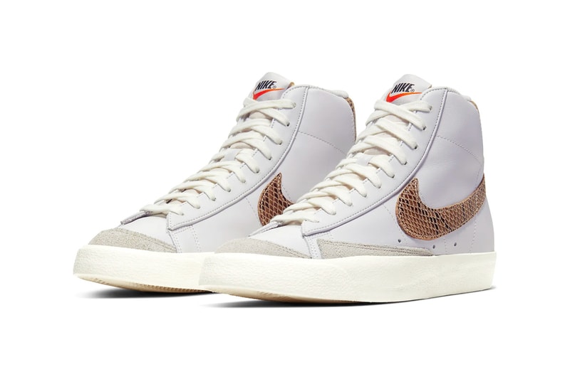 Nike Mid '77 Vintage Snakeskin Release Info basketball shoe drop Vast Grey/Sail/Metallic Red Bronze Style: CI1176-002