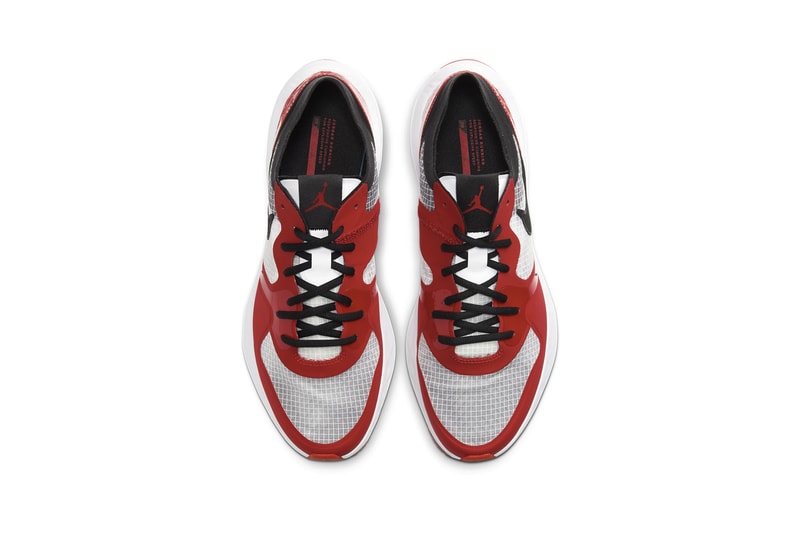 Nike Jordan Brand 85 Racer "White/University Red/Black" Sneaker Running Footwear Drops Release Information AJ1 Inspiration Chicago Light CI0055-106