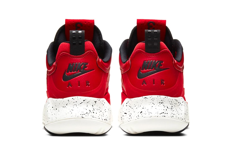 Nike Jordan Air Max 200 Fire Red Sail Black sneakers shoes footwear kicks runners trainers michael jordan 23 jumpman swoosh air unit sole Fall Winter 2019 Jordan Brand AJ4 CD6105 601