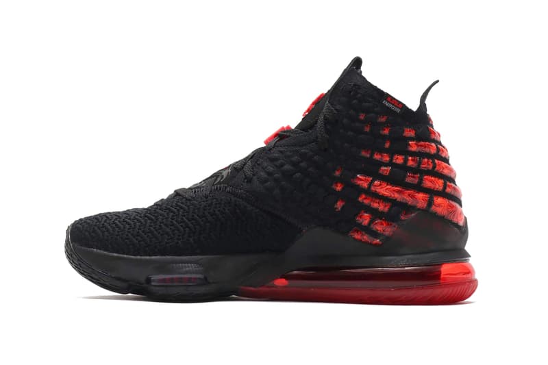 nike lebron 17 infrared air jordan 6 lebron james bq3177 006 black white university red release date info photos price