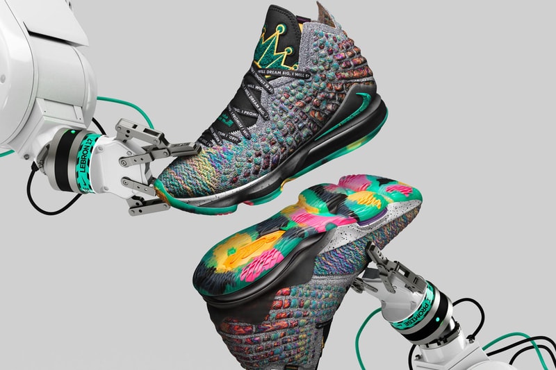 Nike LeBron 17 "I Promise" release info official photos nike lebron james Akron school basketball 