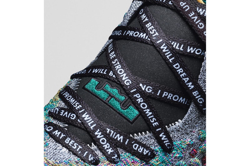 Nike LeBron 17 "I Promise" release info official photos nike lebron james Akron school basketball 