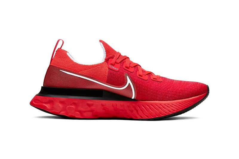 Nike React Infinity Run Flyknit Bright Crimson Black Infrared White Release CD4371-600