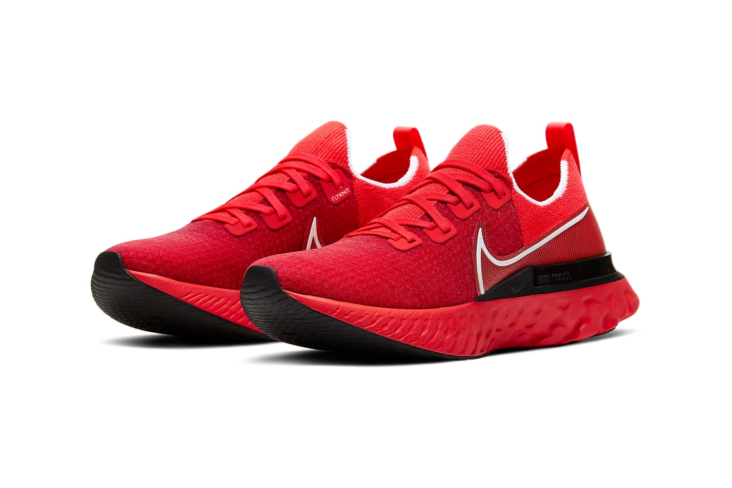 Nike React Infinity Run Flyknit Bright Crimson Black Infrared White Release CD4371-600