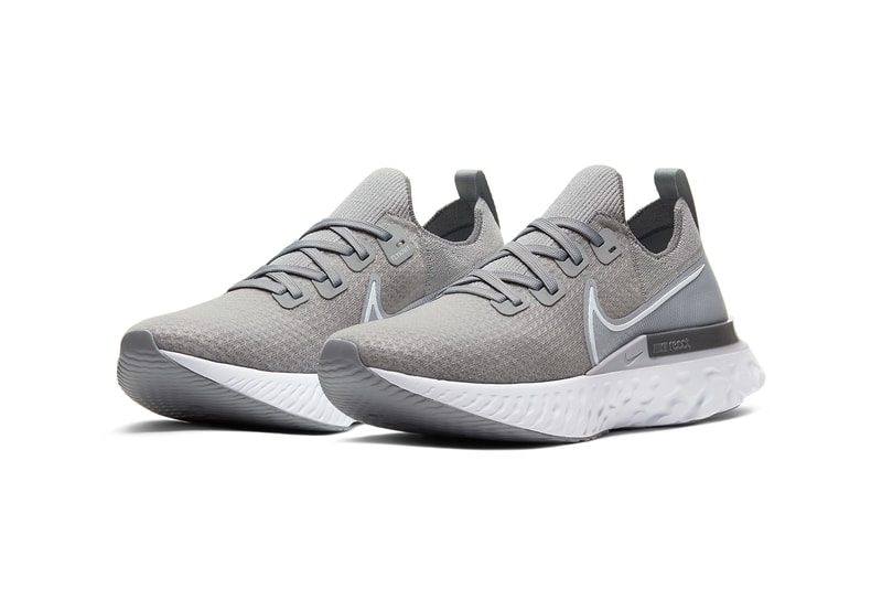 nike react infinity run wolf grey cool grey metallic silver white CD4371 003 black dark grey white 002 release date info photos price
