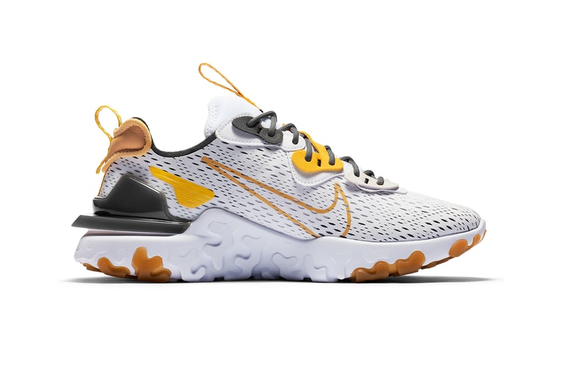 nike react vision honeycomb CD4373 100 white grey speed yellow release date info photos price