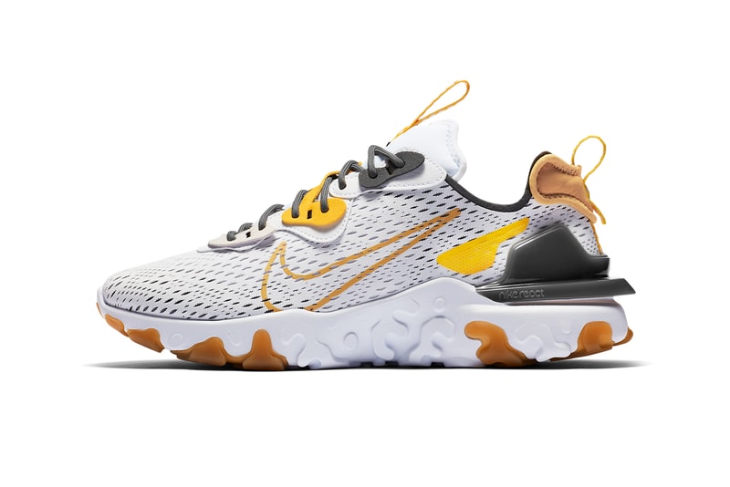 nike react vision honeycomb CD4373 100 white grey speed yellow release date info photos price